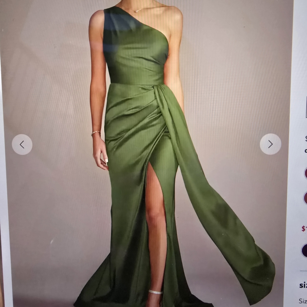 David's bridal beautiful bridesmaids dress.